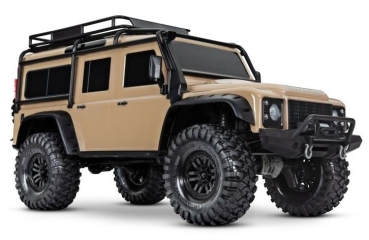 TRX82256-4-SAND TRAXXAS TRX-4 LR Defender rot 1/10 Crawler RTR Brushed, Clipless